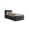 BOXBETT BAHAMA 100x200 Monolith 92, mit Matratze H3 und Topper, Grau - Grau, Holz/Kunststoff (100/200cm) - Bedante