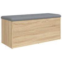 SITZBANK Jona mit Stauraum Sonoma-Eiche 102x42x45 cm - Sonoma Eiche, Holz (102/45/42cm) - DELUKE