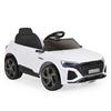 ELEKTROAUTO Audi SQ8 e-tron weiß EVA-Reifen Musik Licht MP3-Eingang Gurt - Weiß, Kunststoff (99/54/46cm) - Moni