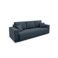 SCHLAFSOFA Augusto - Blau, Holzwerkstoff/Textil (244/82/102cm) - Fun Möbel