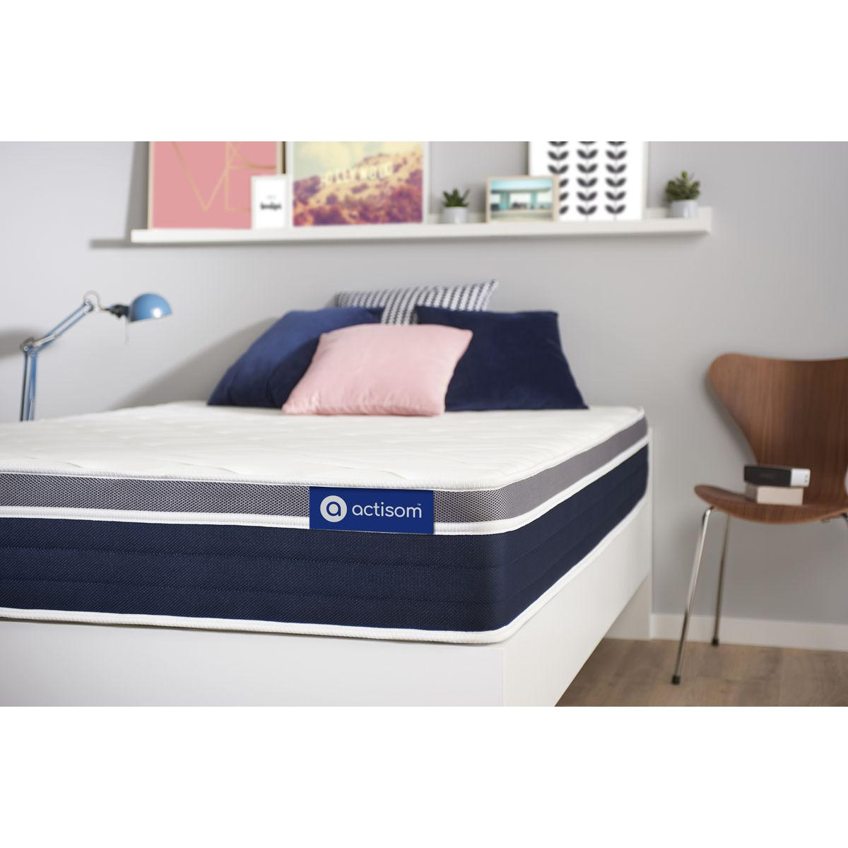 MATRATZE Actimemo confort Memory-Schaum 100 x 200 cm h2 - Weiß, Textil (100/200cm) - ACTISOM