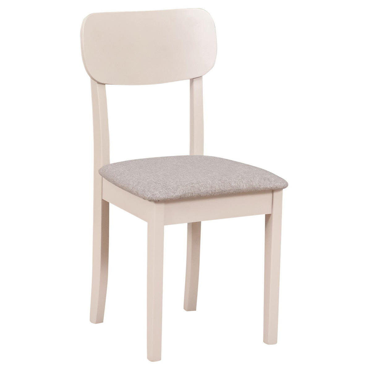 HOLZSTUHL Noeles Hellbeige/Greige - Ecru/Beige, Holz/Textil (43/86/40cm) - Selsey