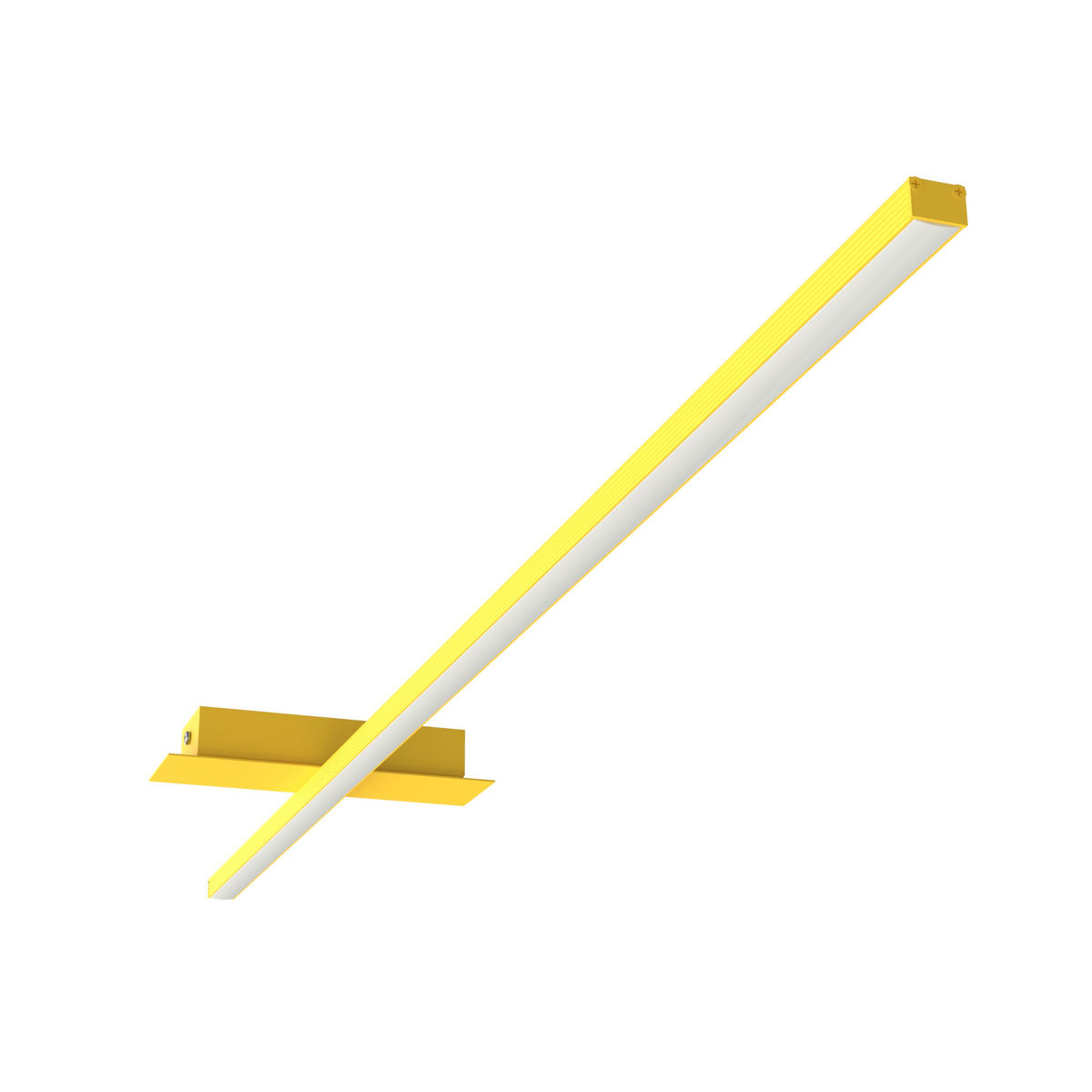 LED-DECKENLEUCHTE - Gelb, Metall (2/100/2cm) - Lumicom