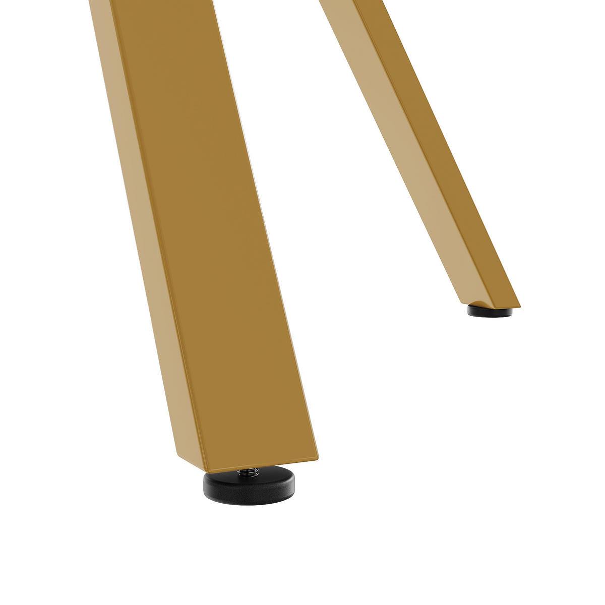 ESSTISCH Rund Ø100cm Marmoroptik X-Gestell Gold - Goldfarben, Metall (100/100/75cm) - FLIEKS