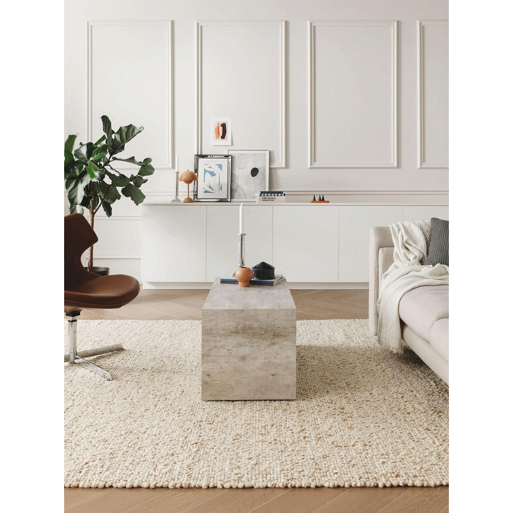 Thumbnail - benuta Pure Wollteppich, Braun, Textil, Rechteckig, 120x170 cm, Oeko-Tex® Standard 100, pflegeleicht, Teppiche & Böden, ...