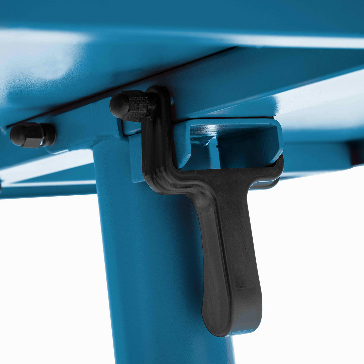 GARTENTISCH , klappbar, Pazifikblau - Blau, Metall (70/70/72cm) - Oviala