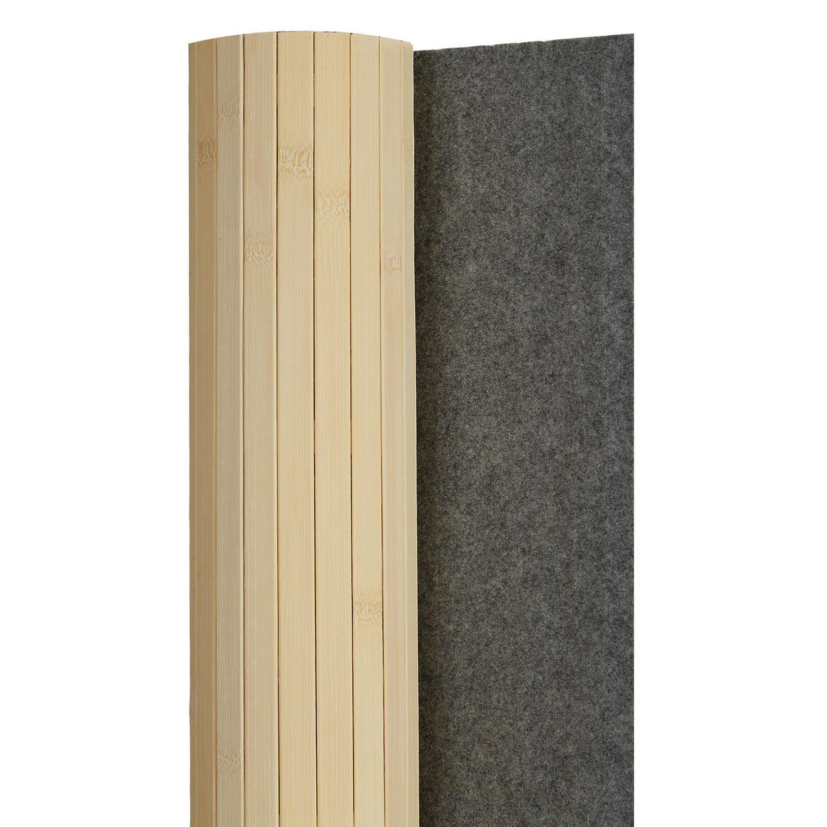 PARAVENT 250/200 cm Braun Raumteiler Bambus - Naturfarben, Naturmaterialien (250/200/1cm) - Homestyle4u