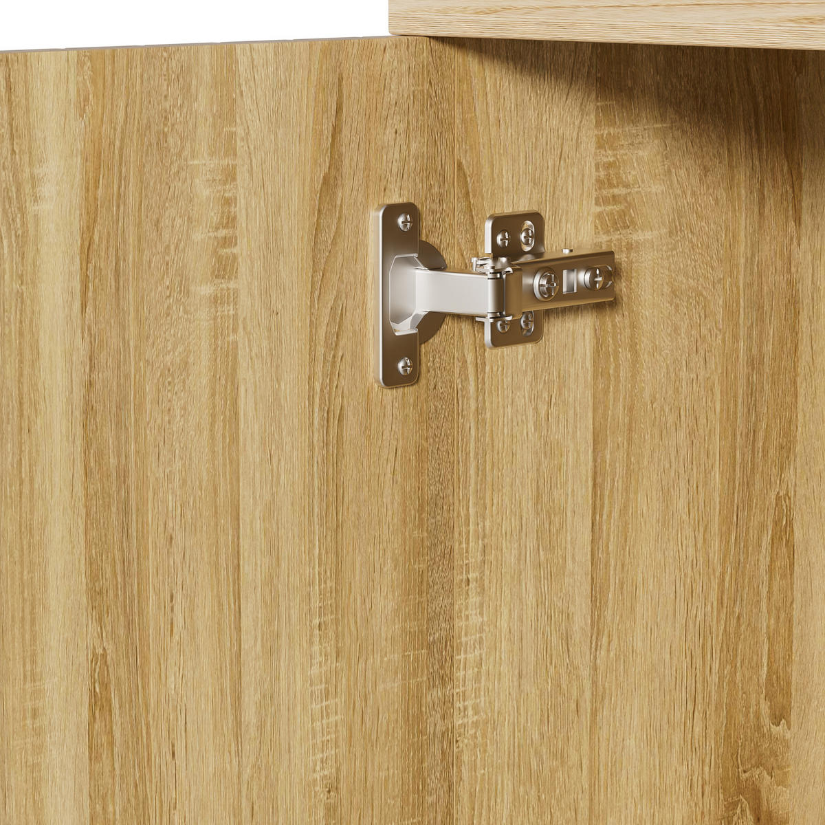 SIDEBOARD 160/94/36 cm Holzfarbe aus Holzwerkstoff mit 4 Türen und 4 Schubladen - Eichefarben, Holzwerkstoff (36/94/160cm) - OKMYHOME