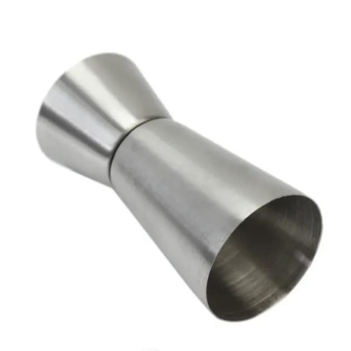 BARZUBEHÖR, Cocktail Messbecher, Edelstahl, 20/40 ml - Edelstahlfarben, Metall (4.2/7.3/4.2cm) - ich-zapfe