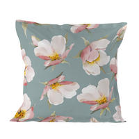 KISSENBEZUG spring blossom 80x80 cm mehrfarbig - Multicolor, Textil (80/80cm) - Happy Friday