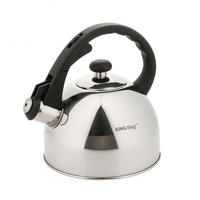 WASSERKESSEL Silber 16/16/20 cm KH3224 - Silberfarben, Metall (16cm) - Kinghoff 
