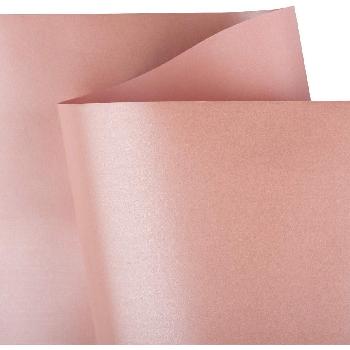 GESCHENKPAPIER Rosa Matt mit Perlglanz 76 cm x 10 m - Rosa, Papier (4/4/76cm)