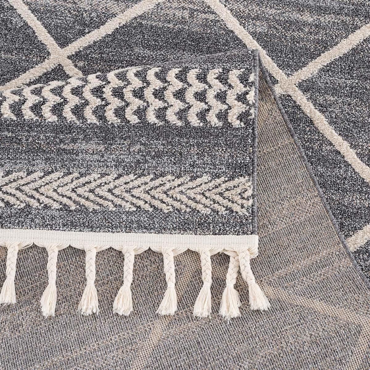 KURZFLOR-TEPPICH Art 2645 Grau 120x170 cm - Grau, Textil (120/170cm) - carpet city