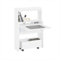 KLAPPTISCH Weiß - Weiß, Holzwerkstoff (64/64/98cm) - SoBuy