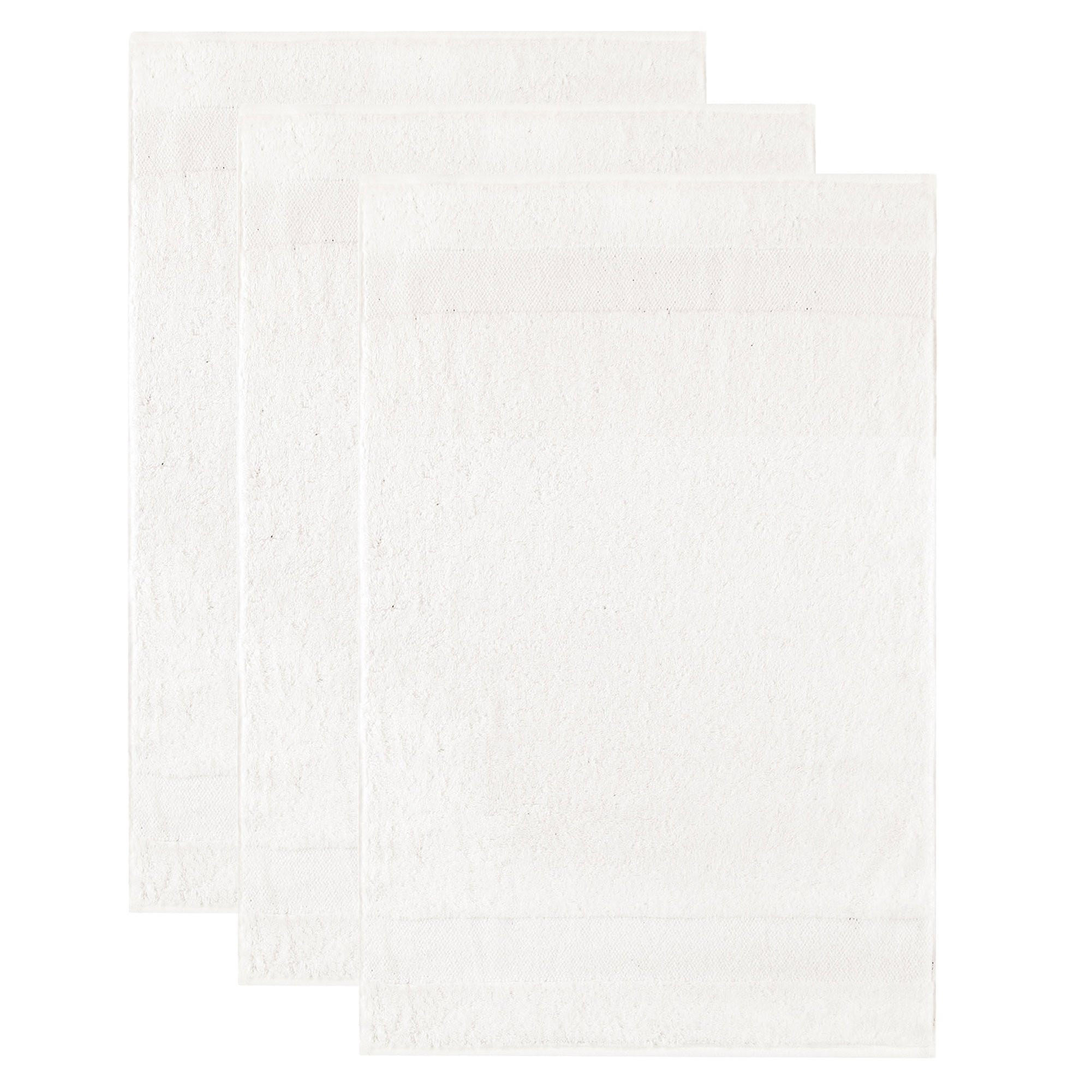 GÄSTETUCH Unisex Gästetuch One Weiß 3er Pack Baumwolle - Weiß, Textil (25/35cm) - Villeroy & Boch