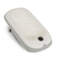 BABYBADEWANNE Sitz Havanna grau Thermometer Liegeposition verstellbar klappbar - Grau, Kunststoff (29/56cm) - Cangaroo