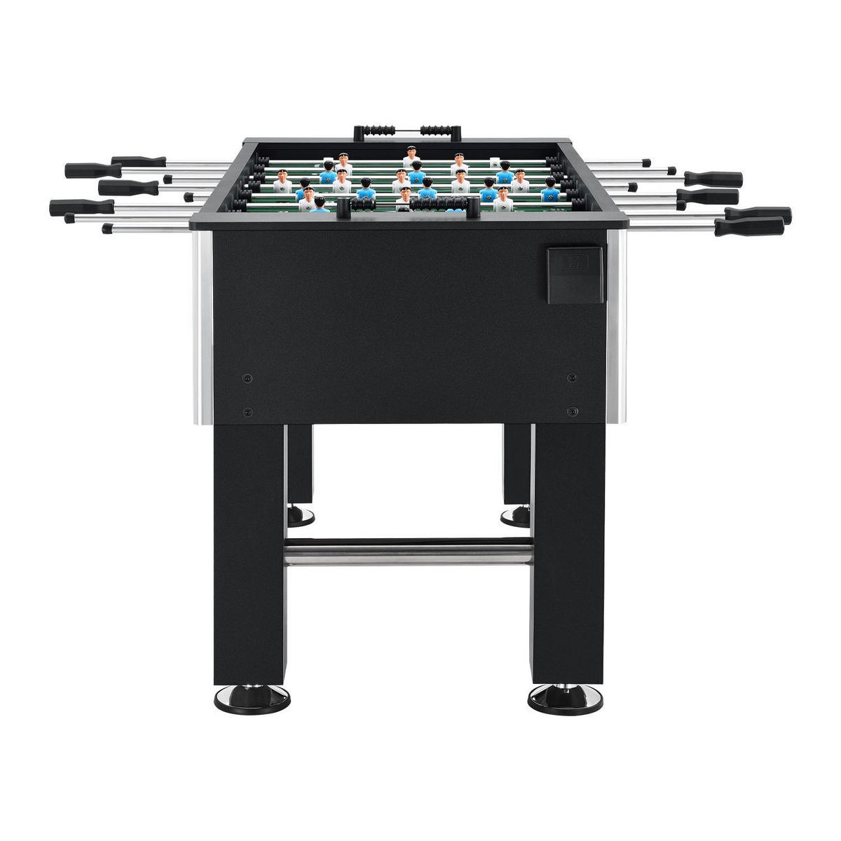 TISCHKICKER Wuzzler schwarz mit Getränkehalter - Schwarz, Holz (72/88/139cm) - Artsport