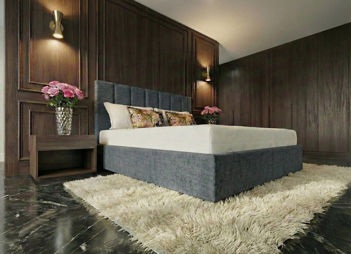 BOXBETT Vibe 200x200 cm - Dunkelgrau, Textil (200/200cm) - B&B Home