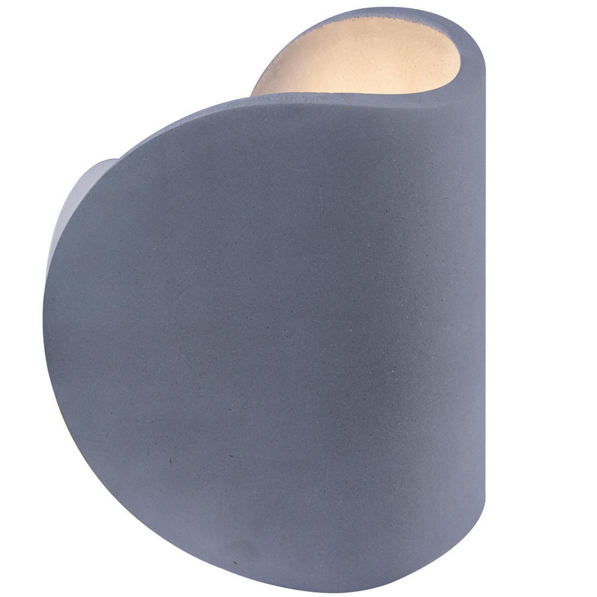 LED WANDLEUCHTE TIMO Beton Grau - Grau, Stein (15.6/15.6/6cm) - Globo Lighting