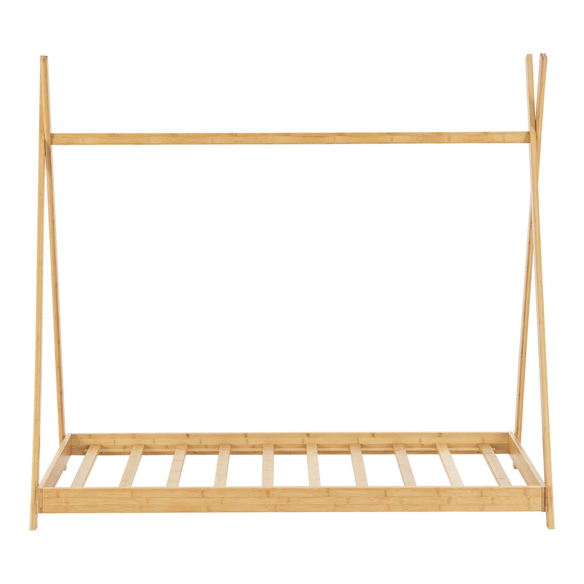 KINDERBETT Vimpeli - Naturfarben, Holz (90/200cm) - [en.casa]