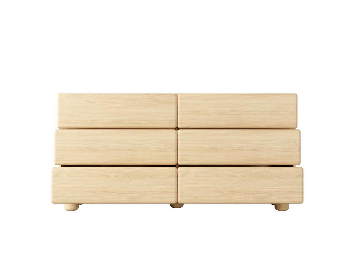 SIDEBOARD Olmo Vicenza Eiche, Schubladenkommode - Alteiche, Holzwerkstoff (160/80/38cm) - Bettso