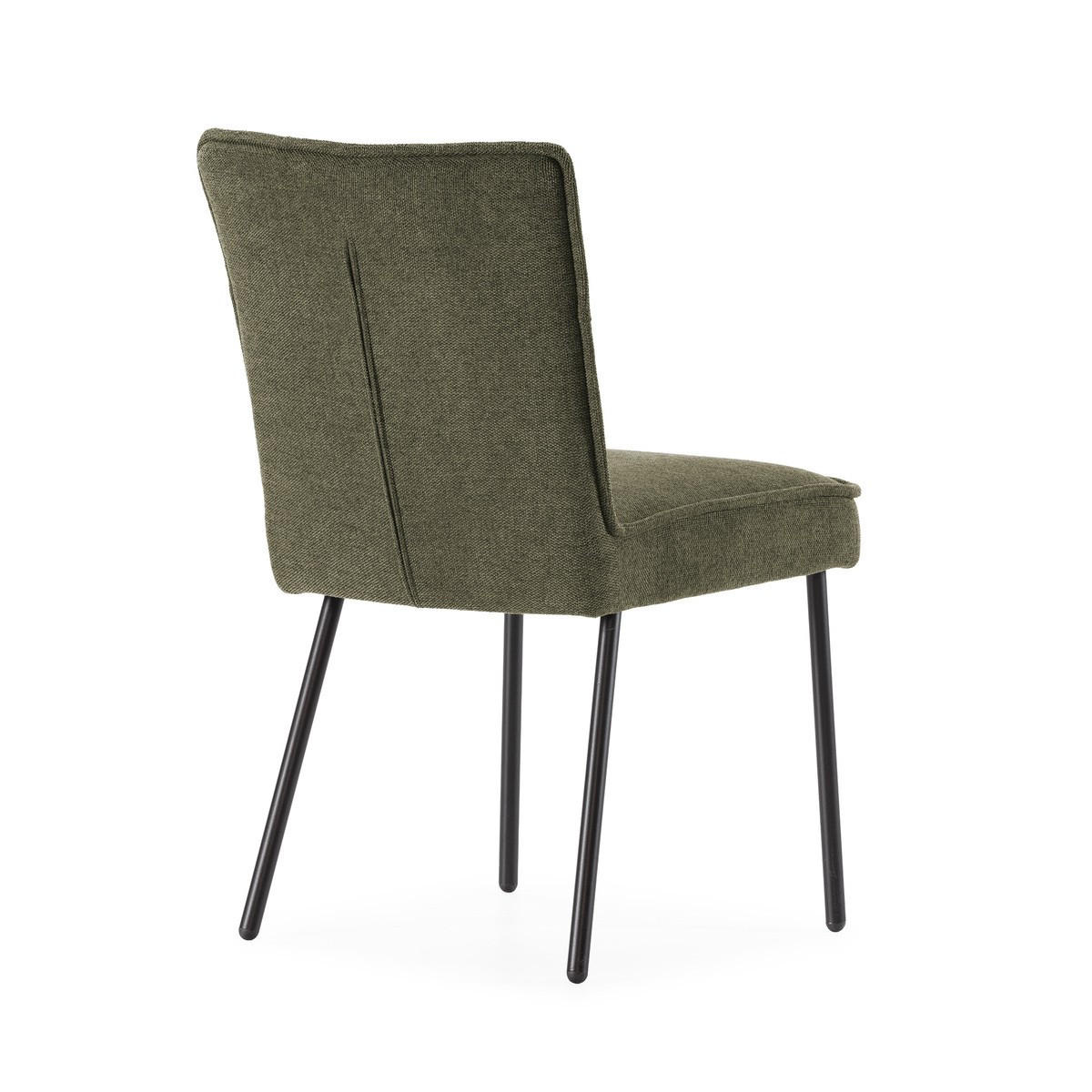 ESSZIMMERSTÜHLE STOFF 2er set 60/50,5/60 cm - Grün, Textil (60/50.5/53.5cm) - Calicosy