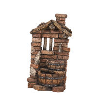 BRUNNEN Micha Stein-Optik Braungrau 66x32x22cm - Braun, Kunststoff (22/32/66cm) - DELUKE