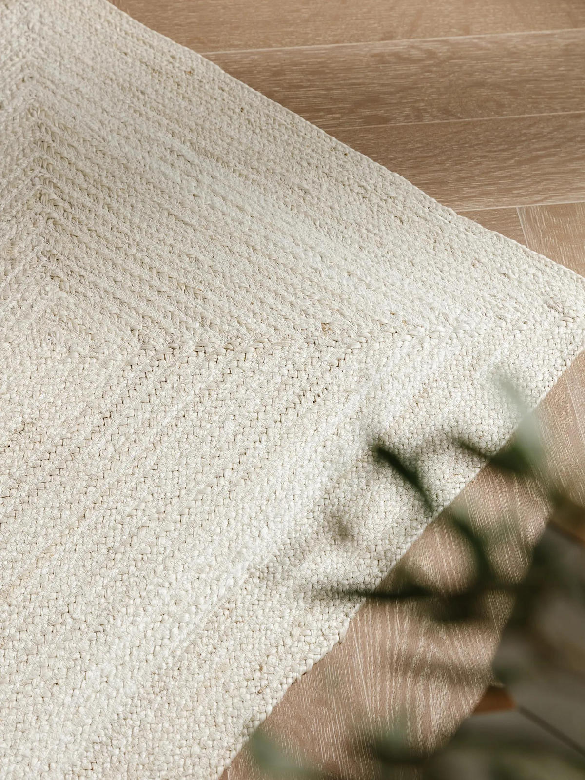 JUTELÄUFER Jutta Ivory 80/250 cm - Creme, Naturmaterialien/Textil (80/250cm) - benuta