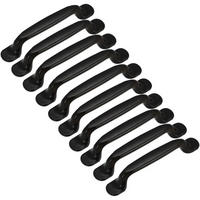 MÖBELGRIFF Schwarz 12er-Set 96 mm - Schwarz, Metall (0.22/0.03/1.3cm)