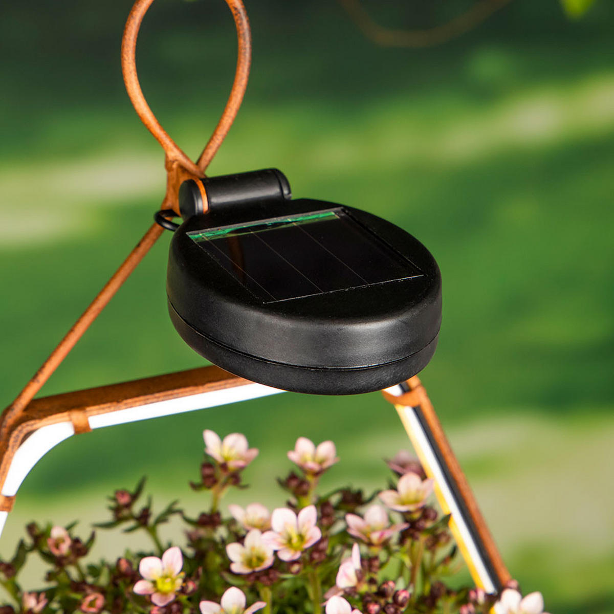 LED AUSSENLEUCHTE Metall Rostfarben Braun - Braun, Metall (20/11/34.5cm)