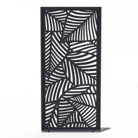 SEITENWAND für Pergola aus Aluminium 123cm Grau - Anthrazit, Metall (123/234/6cm) - WEIDE