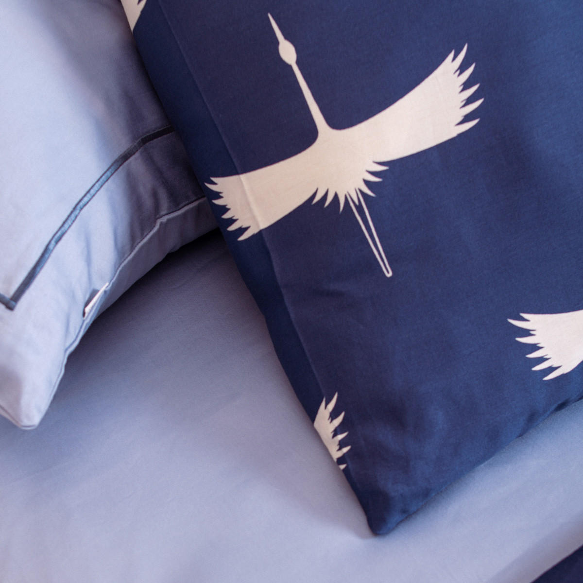 BETTWÄSCHE Devika navy blau 220/200 cm - Dunkelblau, Textil (220/200cm) - Homla