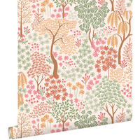 TAPETE Bäumen und Blumen 50 x 900 cm - Multicolor, Papier (50/900cm) - ESTAhome