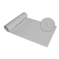 TISCHLÄUFER 40/100 cm Silber Leinenoptik - Silberfarben, Textil (40/100cm) - TiborTex