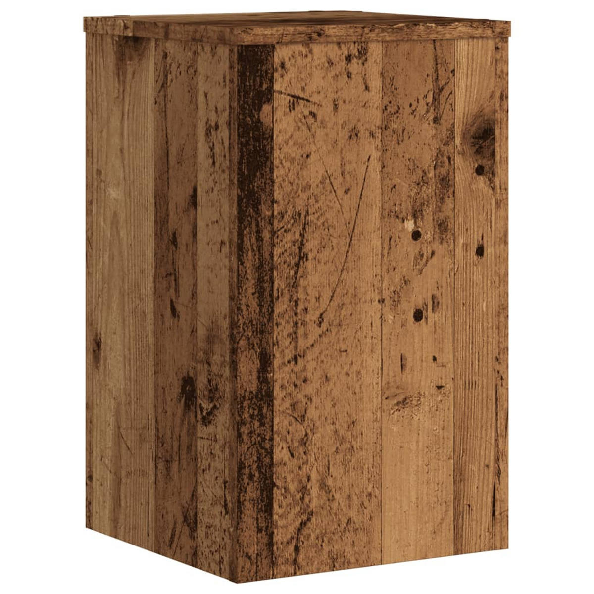 PFLANZENSTÄNDER 2er Set Altholz-Optik 30/30/50 Cm Holzwerkstoff - Braun, Holzwerkstoff (30/50/30cm) - vidaXL