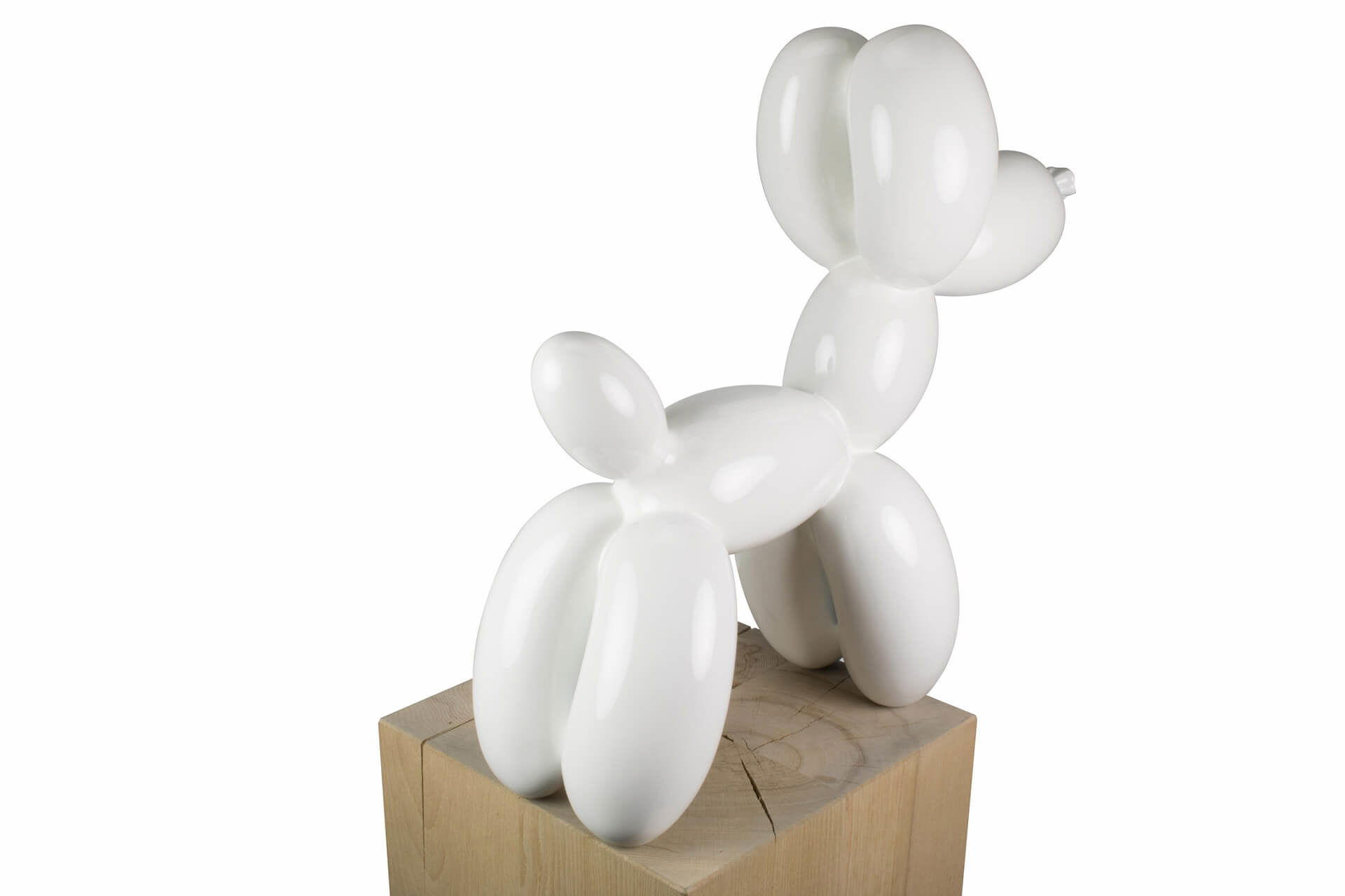 SKULPTUR Weiß 50/46 cm - Weiß, Stein (50/46/18cm) - KUNSTLOFT