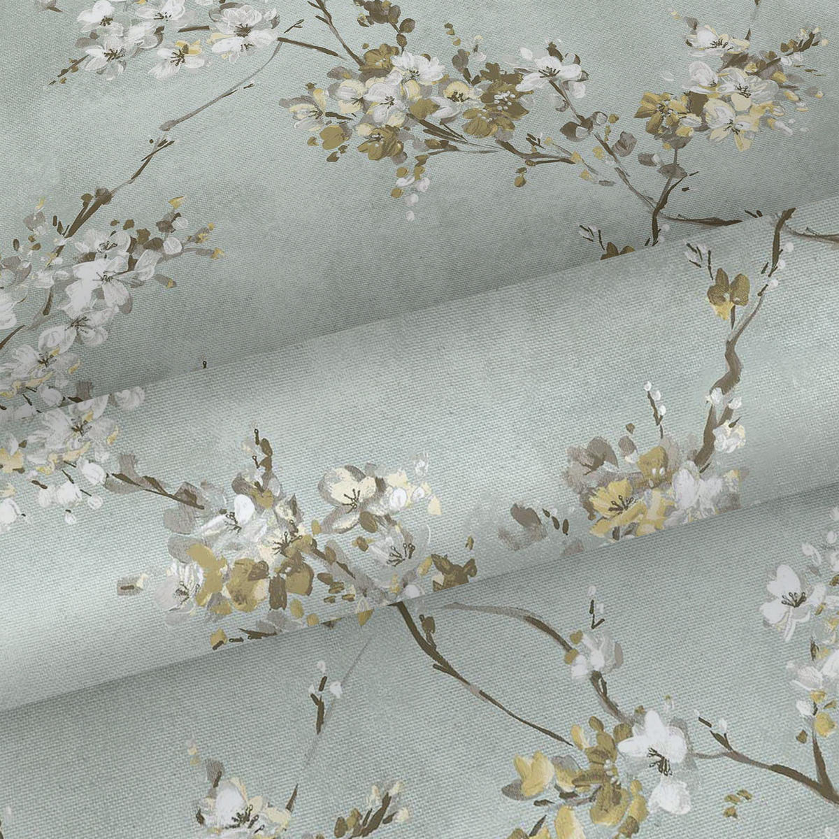 TAPETE Blumen 53 cm x 10 m - Grün, Papier (53/1000cm) - Sanders & Sanders