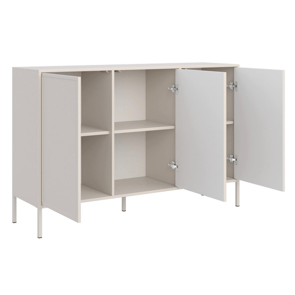 SIDEBOARD Velveto kašmír 150cm - kašmírová, kov/kompozitní dřevo (150/86/40cm) - Selsey