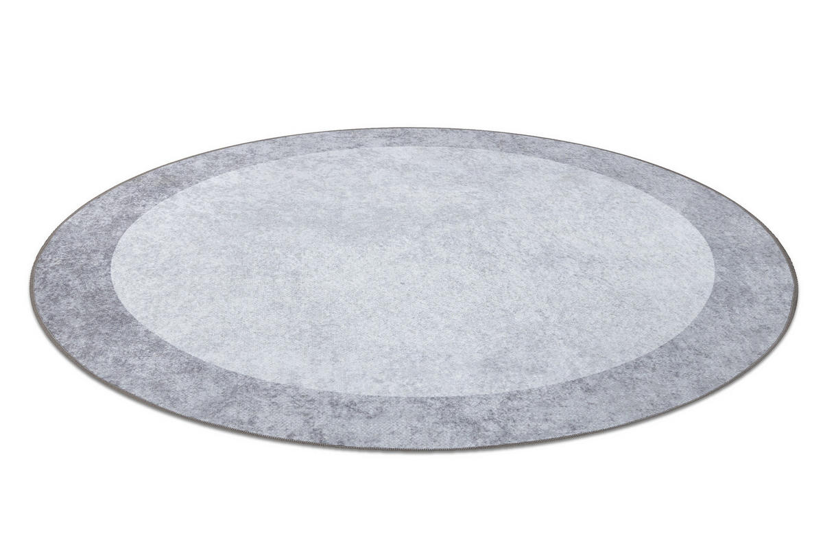 TEPPICH Miro 200 cm - Grau, Textil (200/200cm) - rugsX
