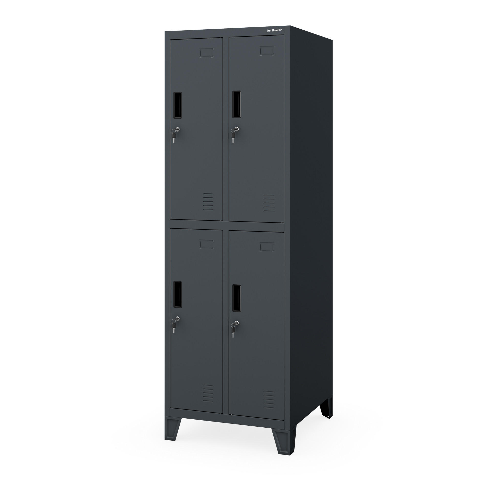 Jan Nowak Mitarbeiter-Kleiderschrank Anthrazit 56x172x60 cm