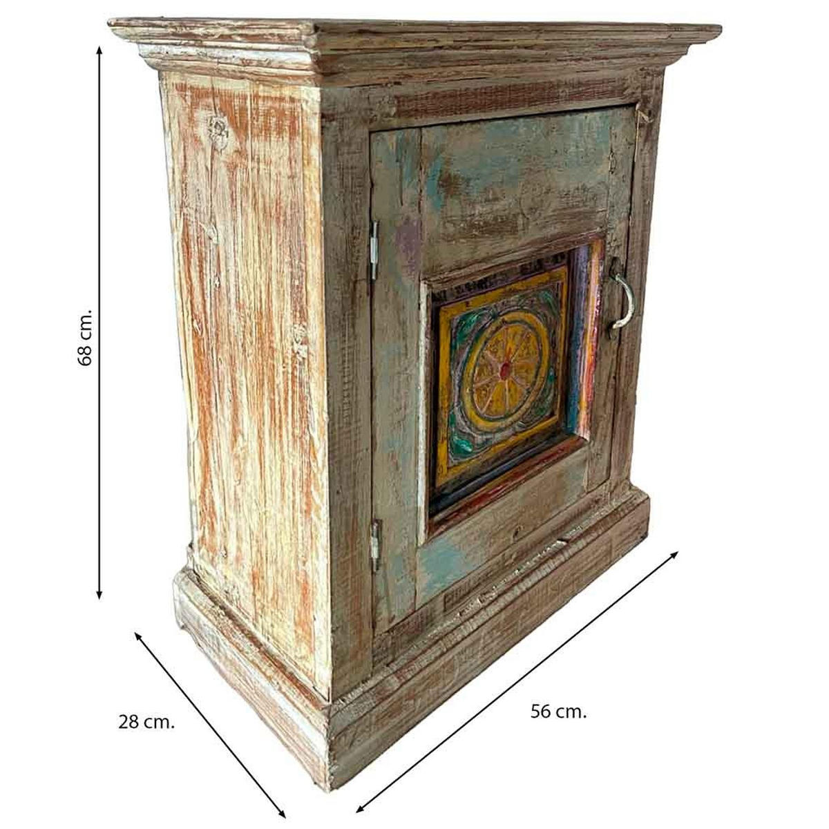 NACHTTISCH aus Holz, braun, 56x28x68cm - Braun, Holz (56/68/28cm) - Wanderlust