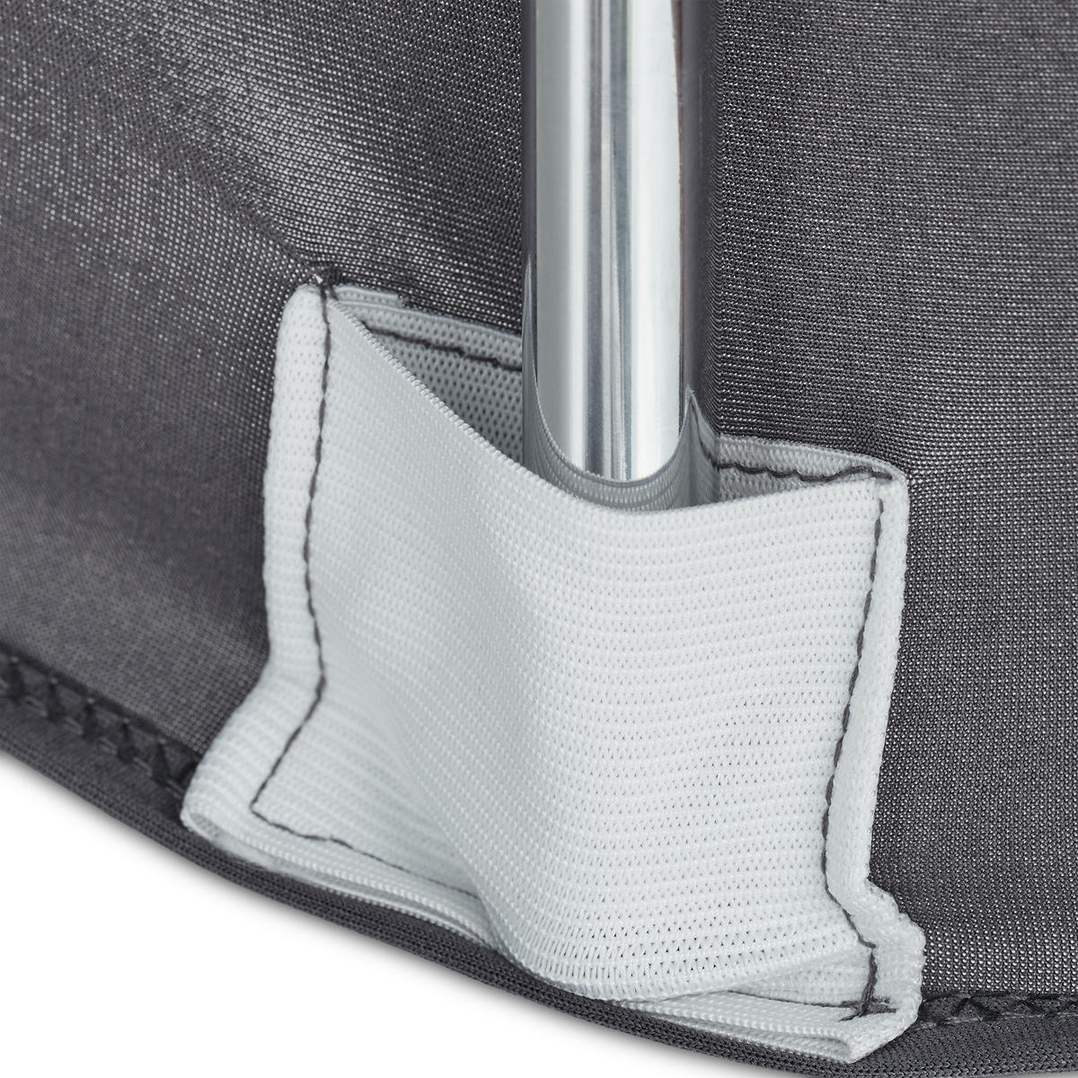 4XSTUHLHUSSEN - Anthrazit, Kunststoff/Textil (60/57cm) - Relaxdays