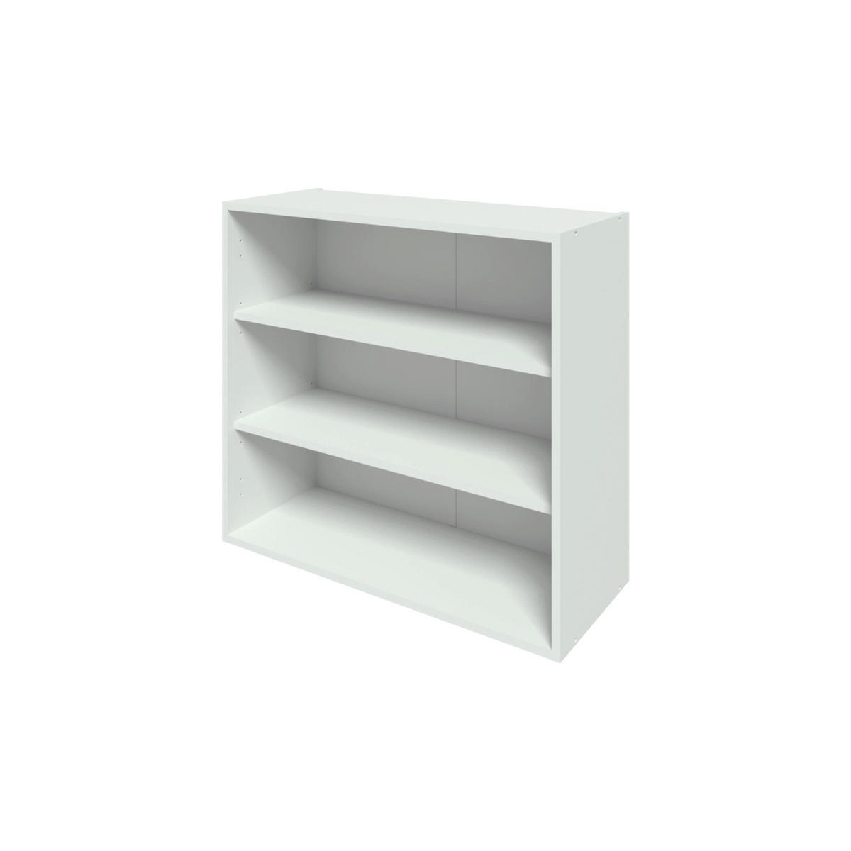 OBERSCHRANK – 80 cm – KU-W80 – Lunara – Weiß Matt - Weiß, Holzwerkstoff (80/72/30cm) - hi-markt