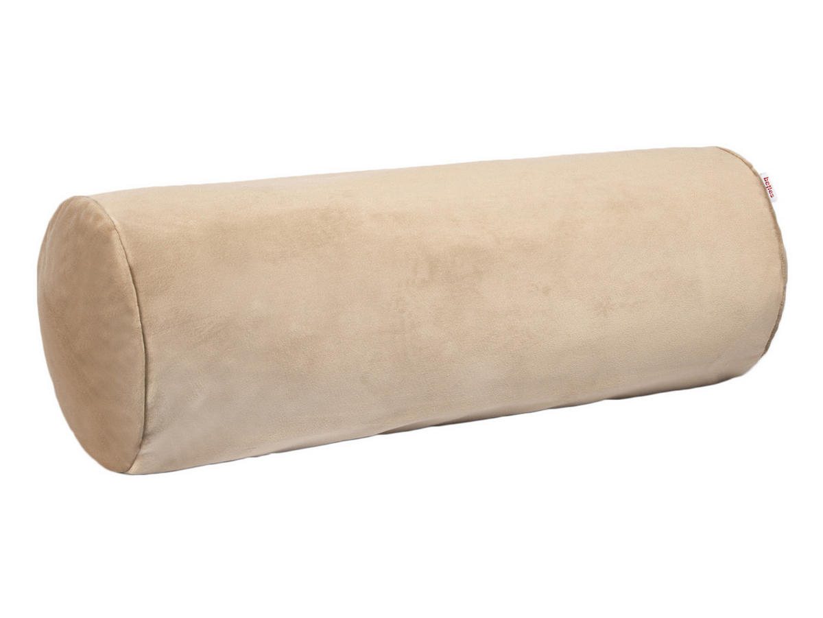 XL-NACKENROLLENHÜLLE Samt&Sonders braun-beige 25/70 cm - Beige, Textil (25/70cm) - beties Heimtextil