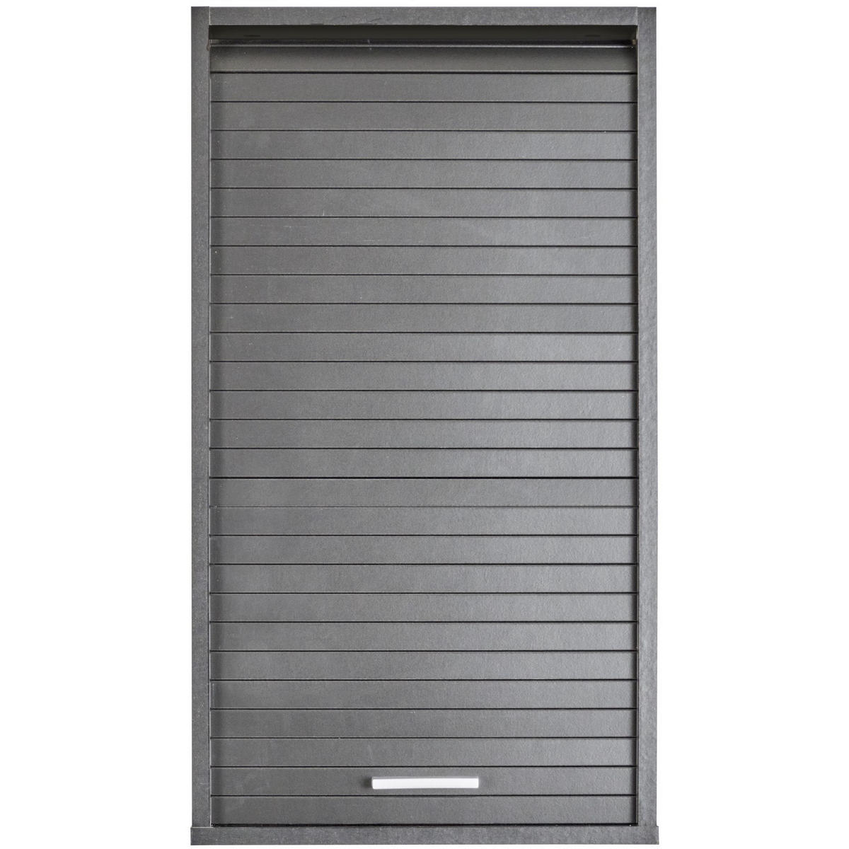 KÜCHENOBERSCHRANK mit Rolladentür 35/40/72cm - Schwarz, Holzwerkstoff (40/72/35cm) - Simmob
