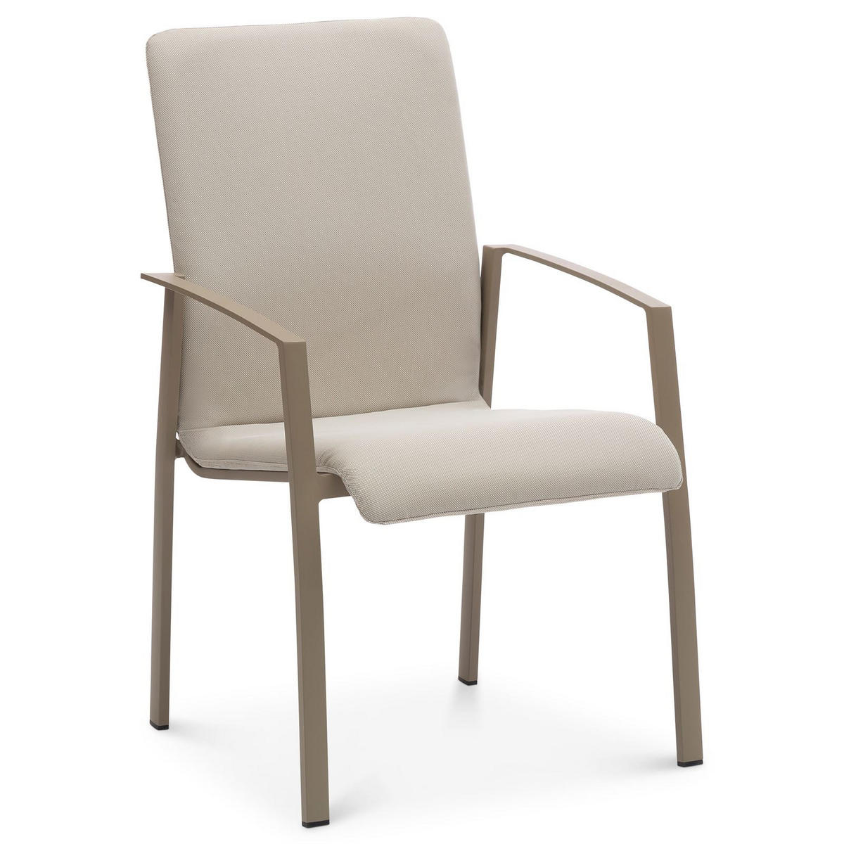 GARTENSTUHL VERANO 6ER-SET - Beige, Textil (57/94/63cm) - IDIMEX