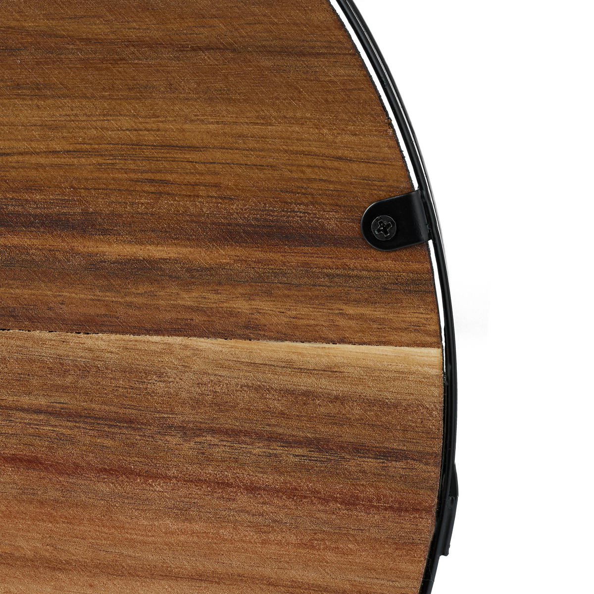 TABLETT - Braun, Holz/Metall (30.5/8.5/30.5cm) - Relaxdays
