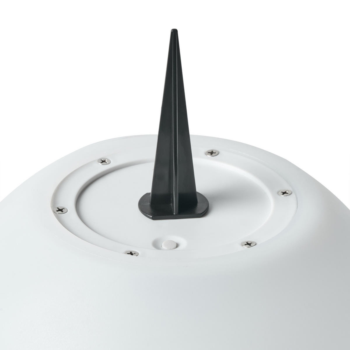 LED- KUGELLEUCHTE Weiß Lobaina - Weiß, Kunststoff (28/28/28cm) - Beliani