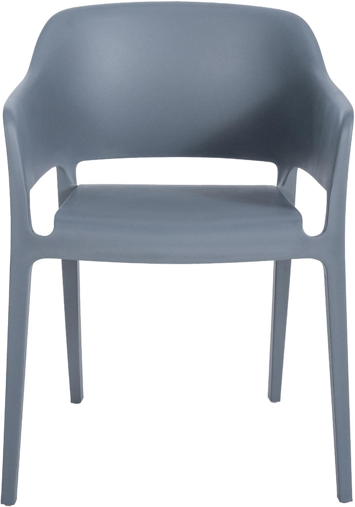 GARTENSTUHL Kunststoff anthrazit - Anthrazit, Kunststoff (56/78/53cm) - CLP