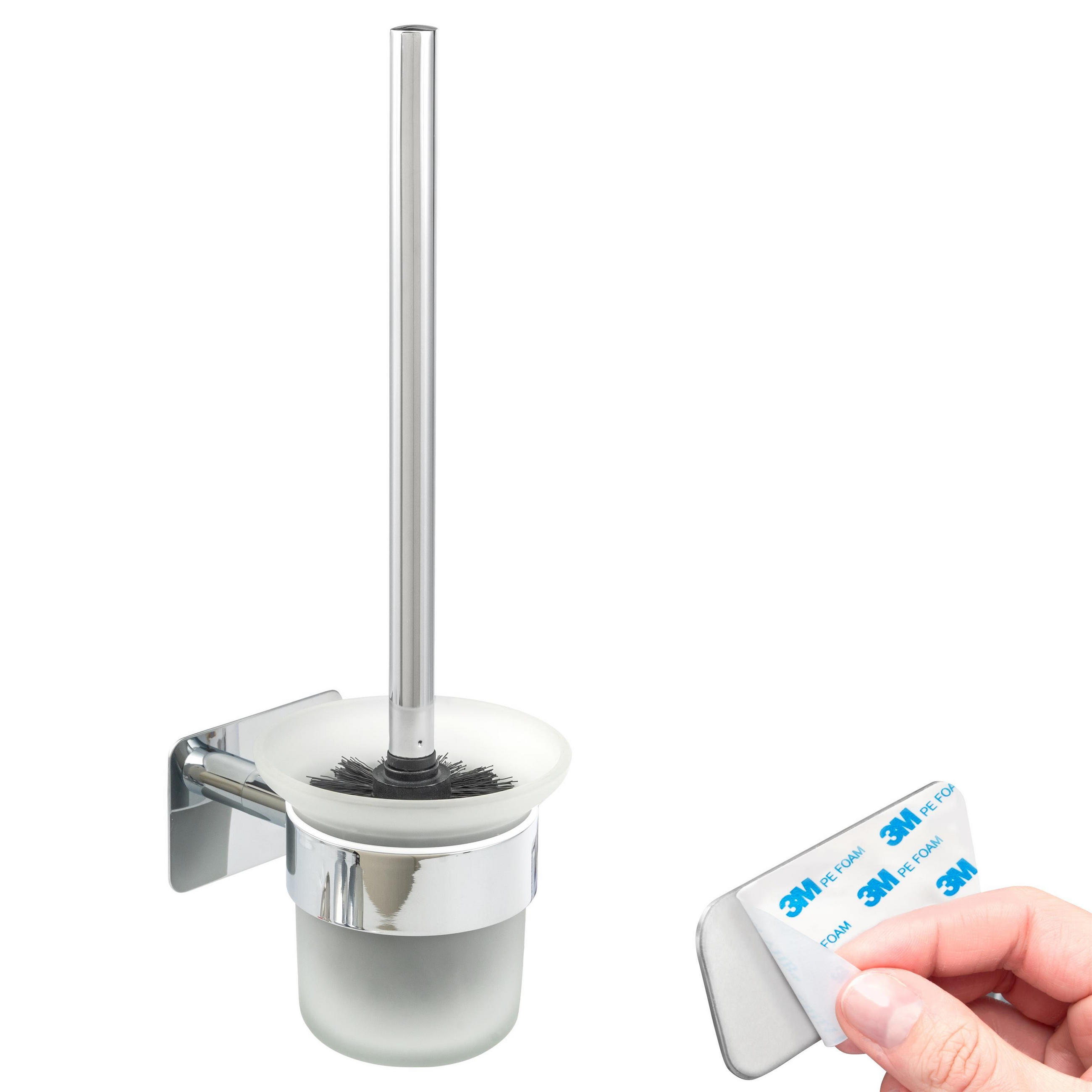 WC-GARNITUR LUCENTE TAPE, Edelstahl - Chromfarben, Metall (11.5/36/13.5cm) - bremermann